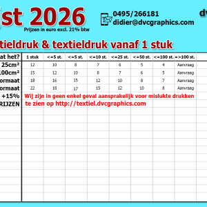 Textiel & textieldruk