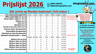 Prints op flexibel materiaal