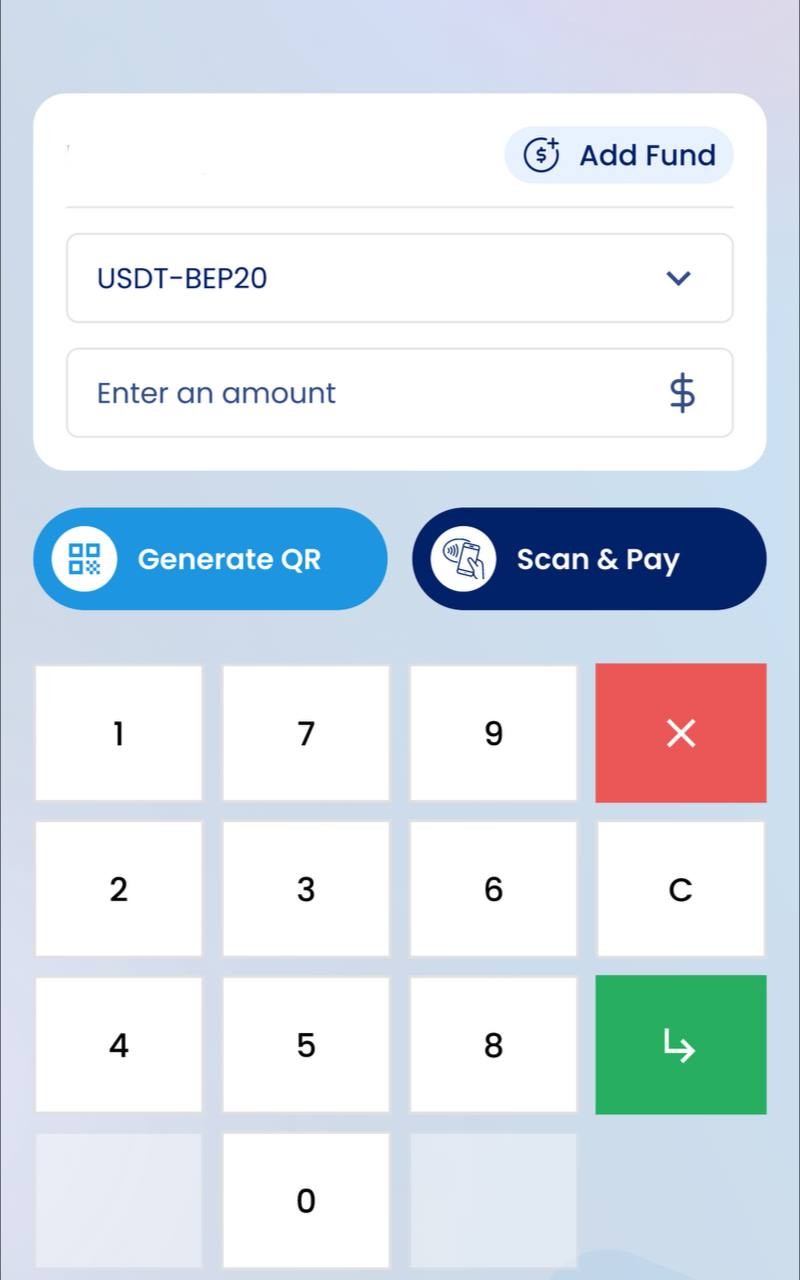 Pos software to add crypto to all NFC merch