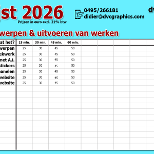 Ontwerpen & uitvoeren van werken