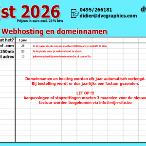 Webhosting en domeinnamen