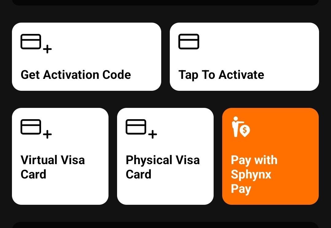 Send crypto with your Sphynx wallet to any Nfc chip.